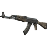 Souvenir AK-47 | Black Laminate (Battle-Scarred)