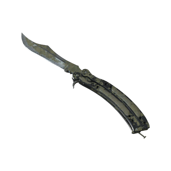 65f809dbdf05fd97e202e6be6H5hyCRT05.png Butterfly Knife | Safari Mesh (Battle-Scarred) - Imagem 1