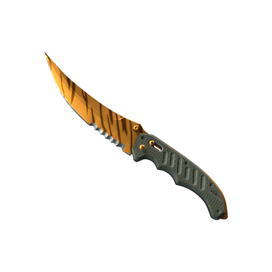 65f809f7639bc2cb15193268FJgBJg6c05.png Flip Knife | Tiger Tooth (Minimal Wear) - Imagem 1