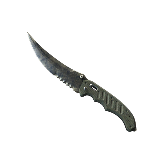 Flip Knife | Stained (Battle-Scarred)