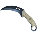 Talon Knife | Blue Steel (Battle-Scarred)
