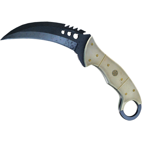 Talon Knife | Blue Steel (Battle-Scarred)