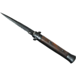 Stiletto Knife | Damascus Steel (Battle-Scarred)
