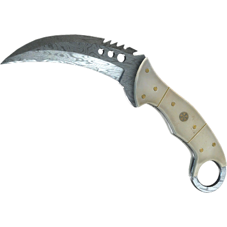 Talon Knife | Damascus Steel (Well-Worn)