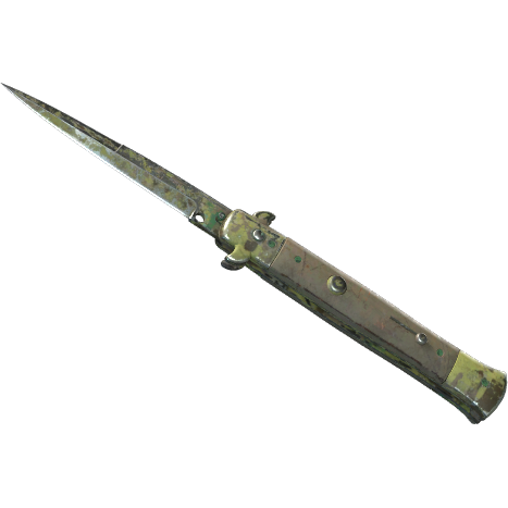 Stiletto Knife | Boreal Forest (Battle-Scarred)