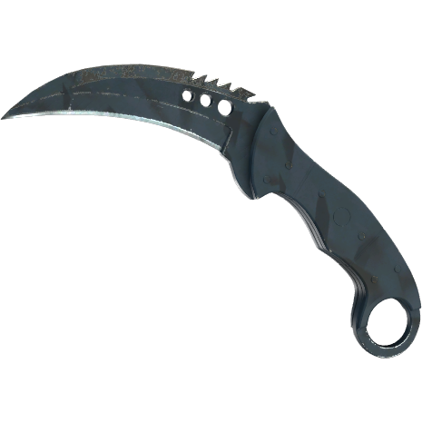 65f80b46807f9ca6af8fa203eowjB6ic05.png Talon Knife | Night Stripe (Well-Worn) - Imagem 1