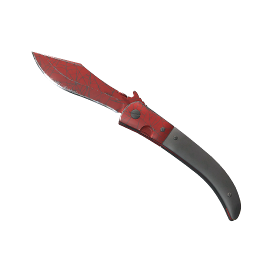 Navaja Knife | Crimson Web (Well-Worn)