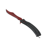 Butterfly Knife | Crimson Web (Well-Worn)