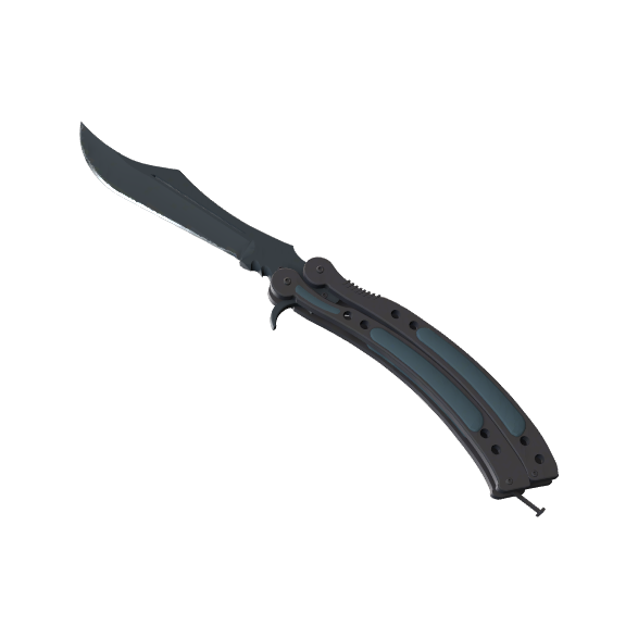 65f80cc69aef52067e9a6d63NRkvNVOx05-1.png Butterfly Knife | Night (Factory New) - Imagem 1