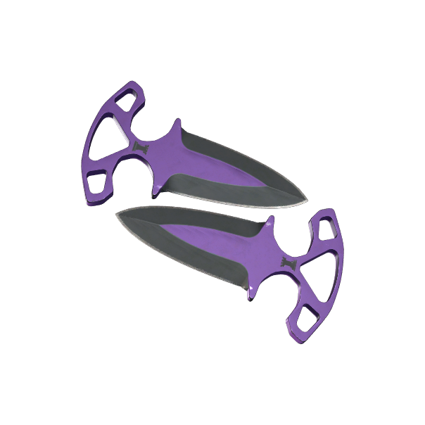Shadow Daggers | Ultraviolet (Well-Worn)