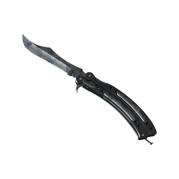 Butterfly Knife | Stained (Well-Worn)