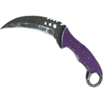 Talon Knife | Ultraviolet (Battle-Scarred)