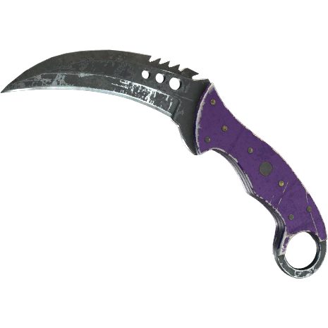Talon Knife | Ultraviolet (Battle-Scarred)