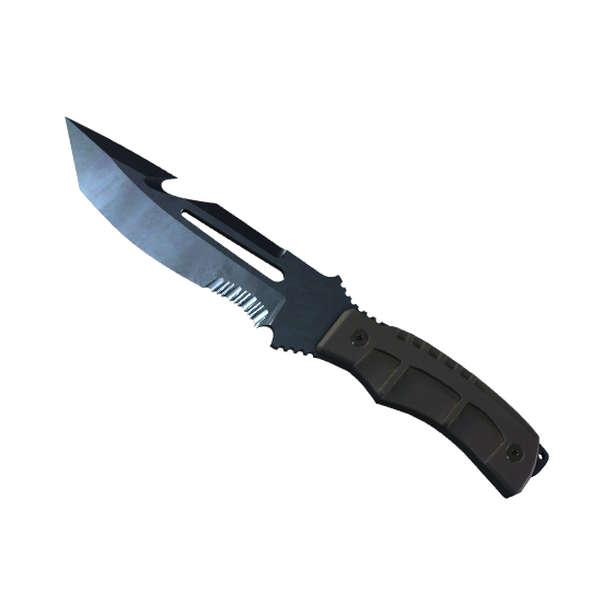 Survival Knife | Blue Steel (Minimal Wear)