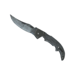 Falchion Knife | Damascus Steel (Well-Worn)