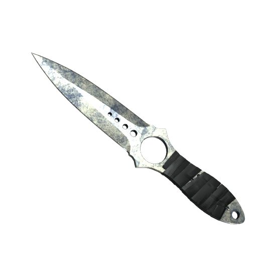 Skeleton Knife | Stained (Battle-Scarred)