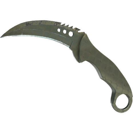 65f80f83edc4f414208fc779dAH4Lksl05-1.png Talon Knife | Safari Mesh (Well-Worn) - Imagem 1