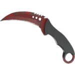 Talon Knife | Crimson Web (Well-Worn)