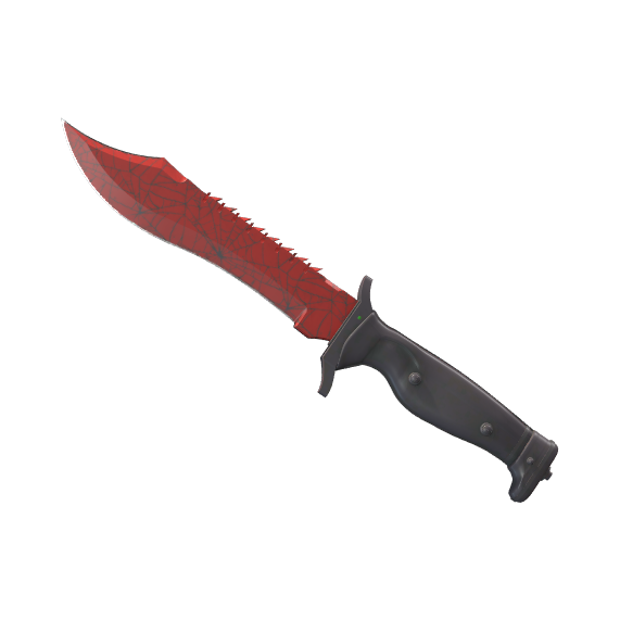 Bowie Knife | Crimson Web (Minimal Wear)