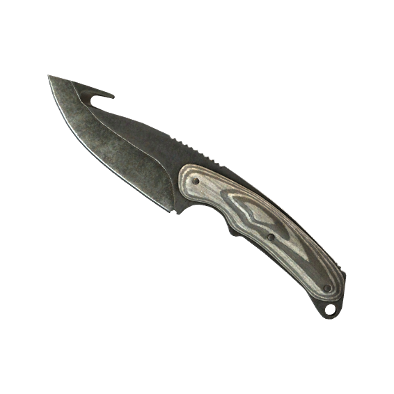 Gut Knife | Black Laminate (Battle-Scarred)
