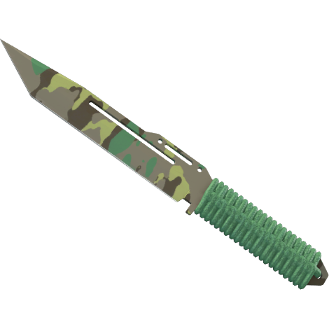 Paracord Knife | Boreal Forest (Minimal Wear)