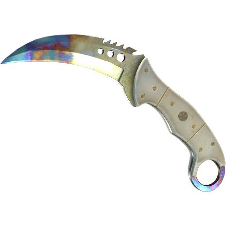 Talon Knife | Case Hardened (Well-Worn)