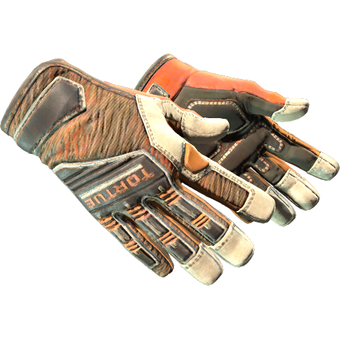 65f81b1527d1240ff84d22f8jvj4xZfZ05-1.png Specialist Gloves | Tiger Strike (Well-Worn) - Imagem 1