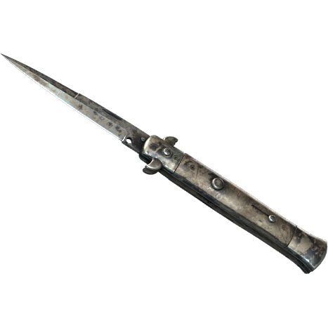 Stiletto Knife | Scorched (Battle-Scarred)