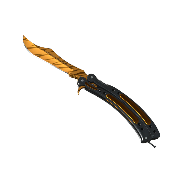 Butterfly Knife | Tiger Tooth (Minimal Wear)