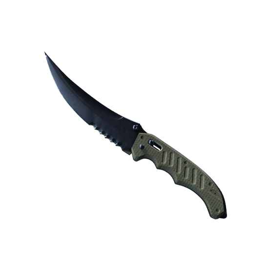 Flip Knife | Blue Steel (Battle-Scarred)