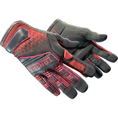 Specialist Gloves | Crimson Kimono (Well-Worn)
