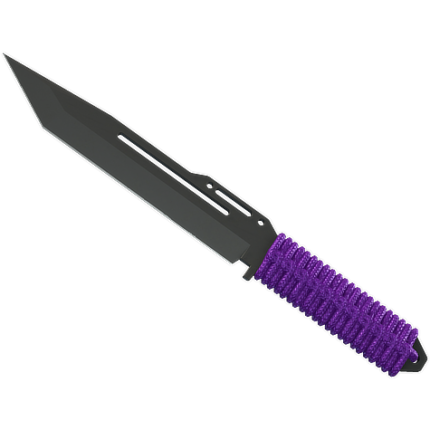 Paracord Knife | Ultraviolet (Minimal Wear)