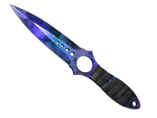 weapon_knife_skeleton_am_doppler_phase3_light_png Skeleton Knife | Doppler Phase 1/3 (Minimal Wear) - Imagem 1